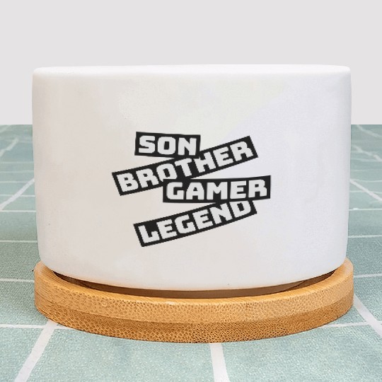 son brother gamer legend Plant Pots
