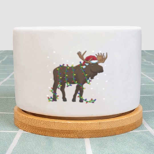 Moose Christmas Scandinavia Animal Plant Pots