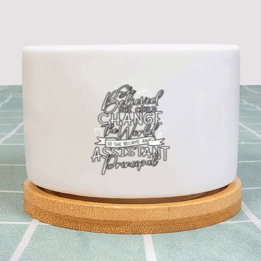 Assistant Principal Back School Teacher Principal Plant Pots