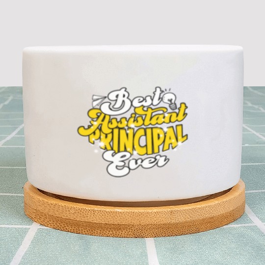 Assistant Principal Back School Teacher Principal Plant Pots