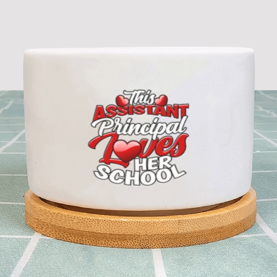 Assistant Principal Back School Teacher Principal Plant Pots