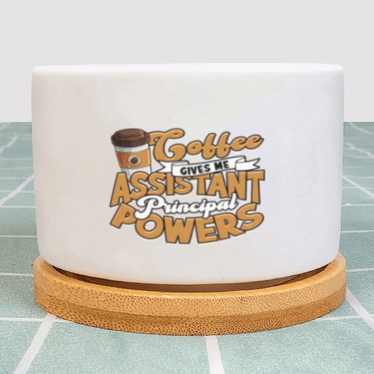 Assistant Principal Back School Teacher Principal Plant Pots