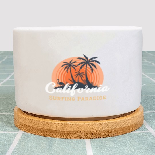 California surfing paradise Plant Pots