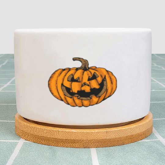 Pumpkin Halloween Plant Pots