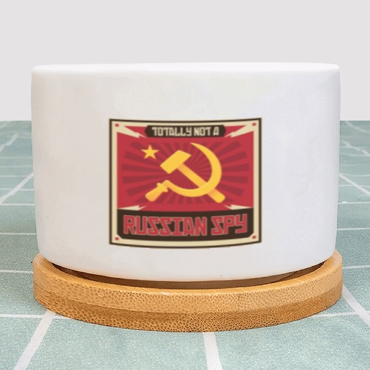 Funny Russian Spy USSR Soviet Union Russia Hammer Plant Pots