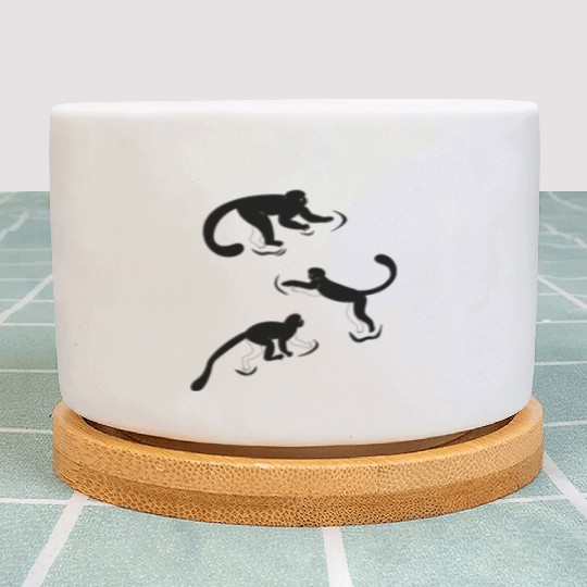 Chimpanzee Orangutan Monkeys - Climbing Monkeys Plant Pots