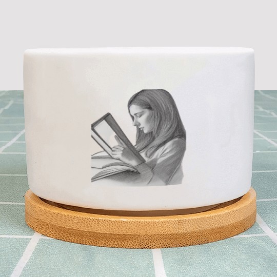 book club ,book lover Plant Pots