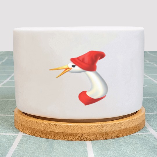 The Crane Red Hat Plant Pots