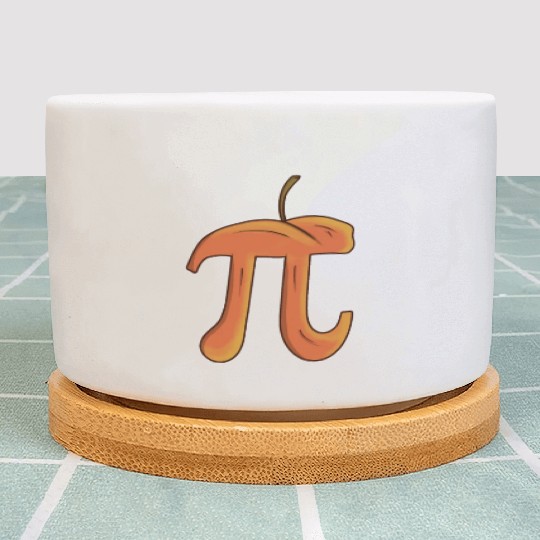 Peach Pi - Funny Pi Day Math Teacher Plant Pots
