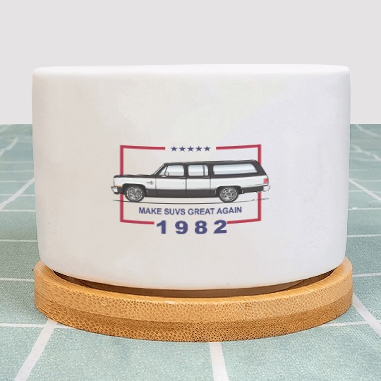 1982 Midnight Black Plant Pots