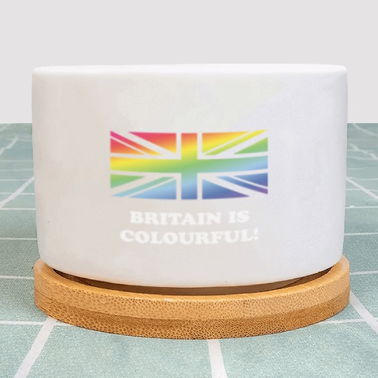 Britain Is Colourful! (Union Jack, United Kingdom) Plant Pots