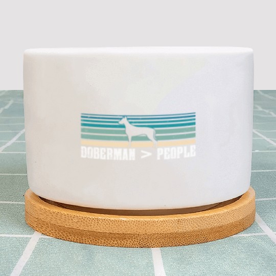 Doberman > People Lover Puppy Dog Pet Plant Pots