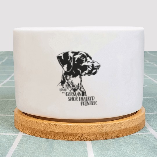 Loved by a German Shorthaired Pointer dog mom Plant Pots