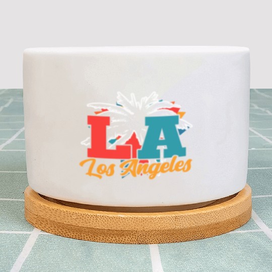 Los Angeles LA California Gift Plant Pots