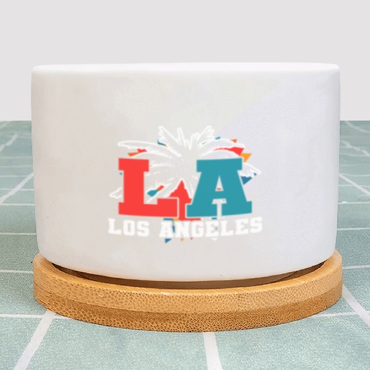 Los Angeles LA California Gift Plant Pots
