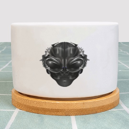 Fantasy portrait of an extraterrestrial being Plant Pots