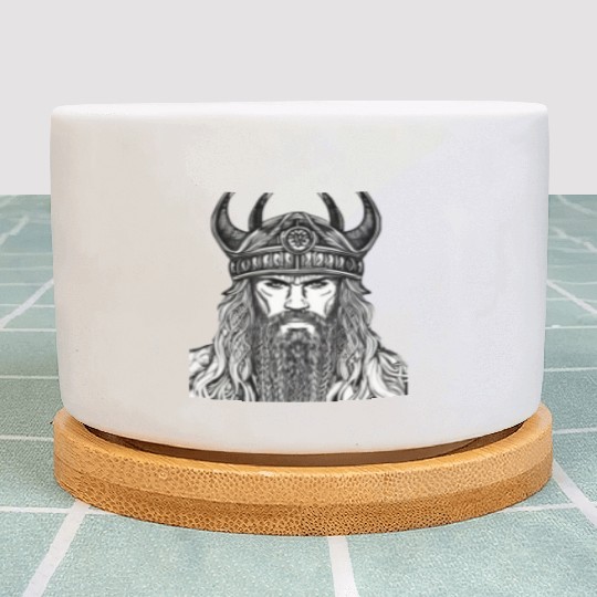 Viking Warrior Valhalla Norman Odin Plant Pots