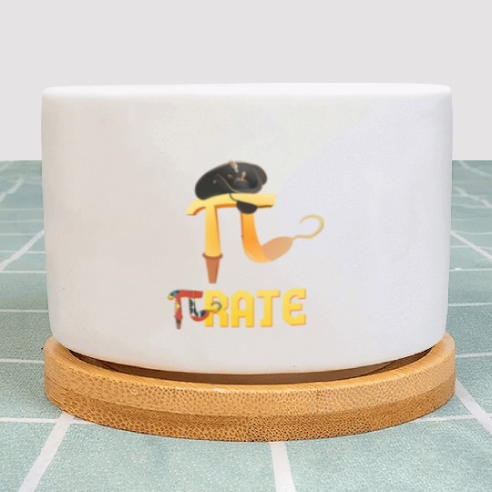 PIrate Pi funny Pirate Pi Math Pi Pun Plant Pots