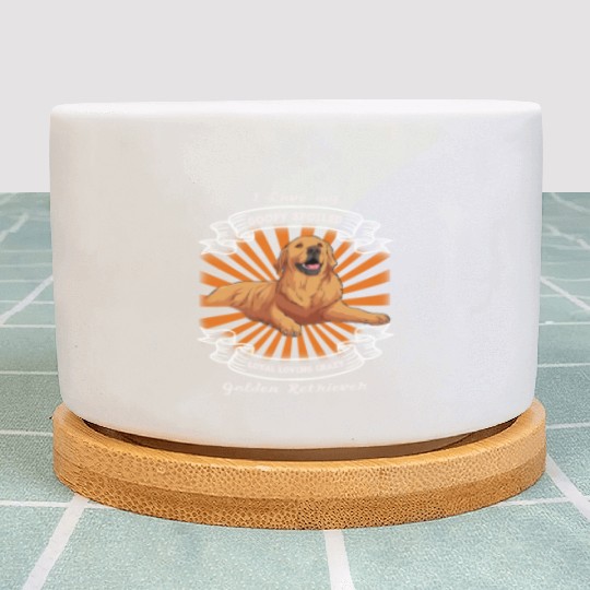 I love my Golden Retriever Plant Pots