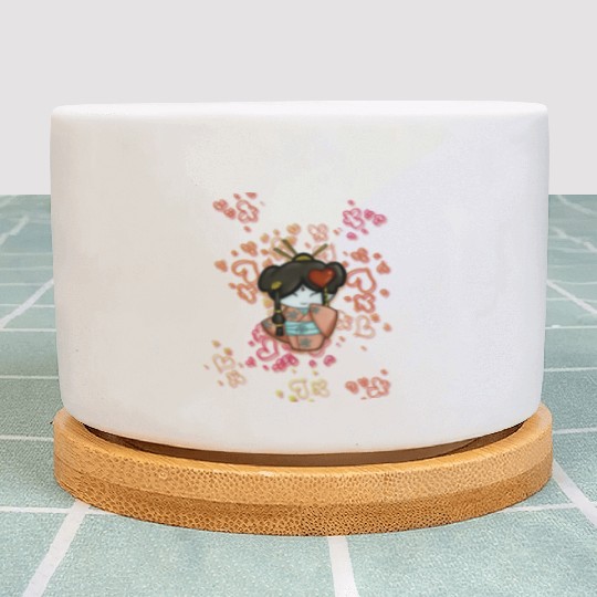 kimono cute Plant Pots