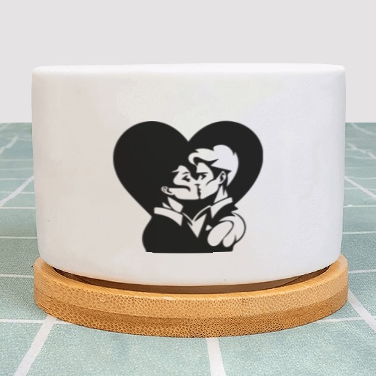 Couple in love Plant Pots