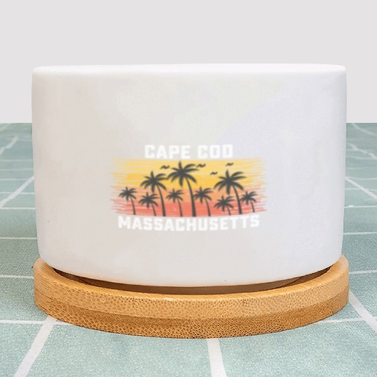 Cape Cod Massachusetts Summer Retro VIntage Plant Pots