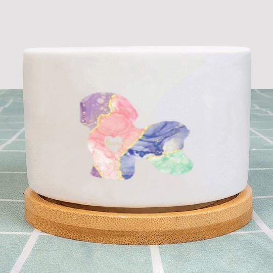 Bichon Frise Lover Bichon Frise Mom Plant Pots