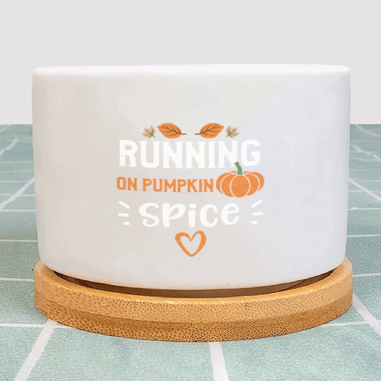 Running on Pumpkin Spice - Pumpkin Plant Pots