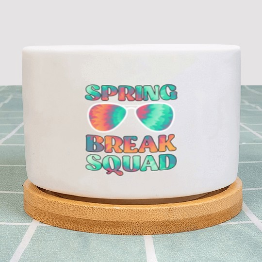 Spring Break Squad Summer Vacation Spring Break Plant Pots