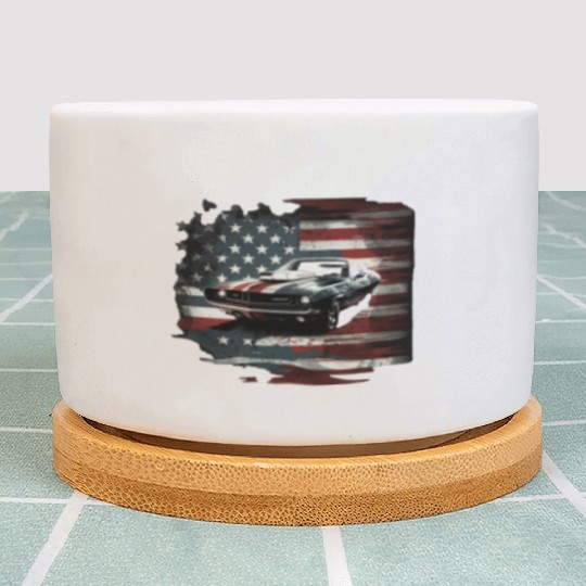 Muscle and Freedom Plant Pots