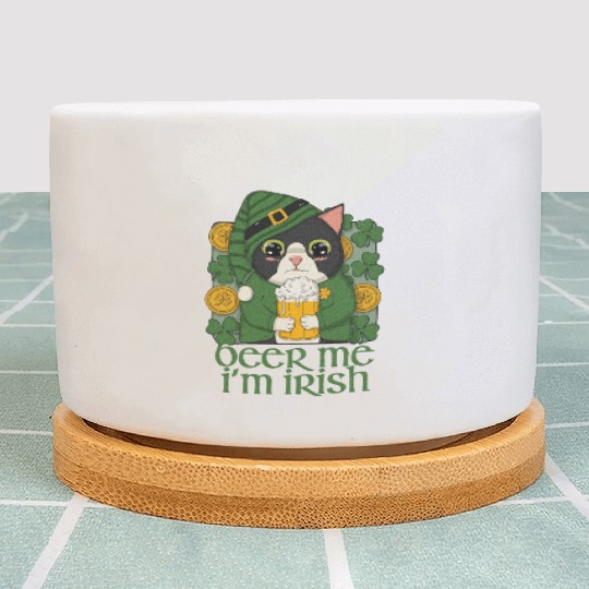 Beer Me I'm Irish Plant Pots
