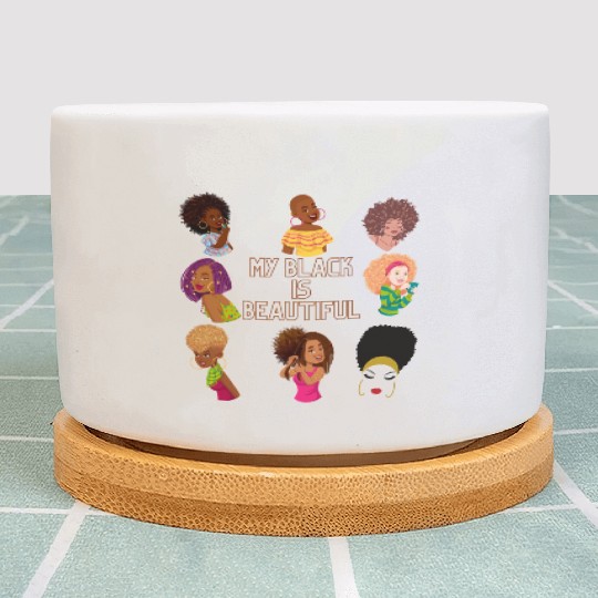 My Black Is Beautiful Plant Pots