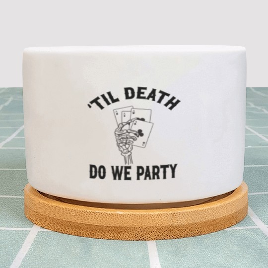 Bachelorette Party Groom Or Die Playing Cards Plant Pots