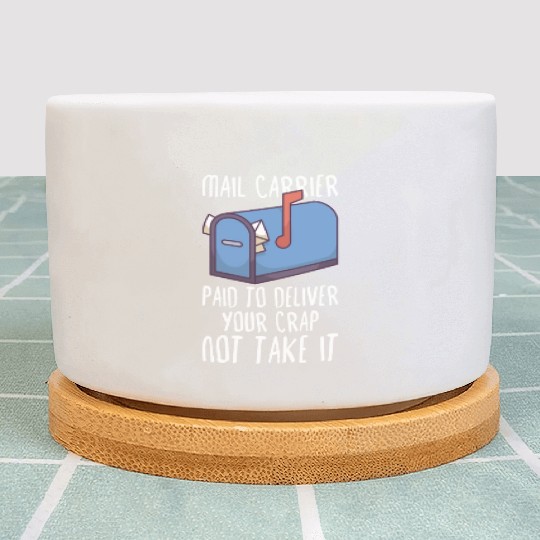 Postal Worker Mail Lady Mail Carrier Postal Plant Pots