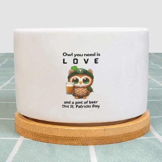 Owl You Need Is Love Plant Pots