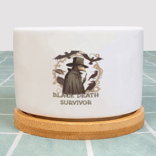 plague doctor Plant Pots