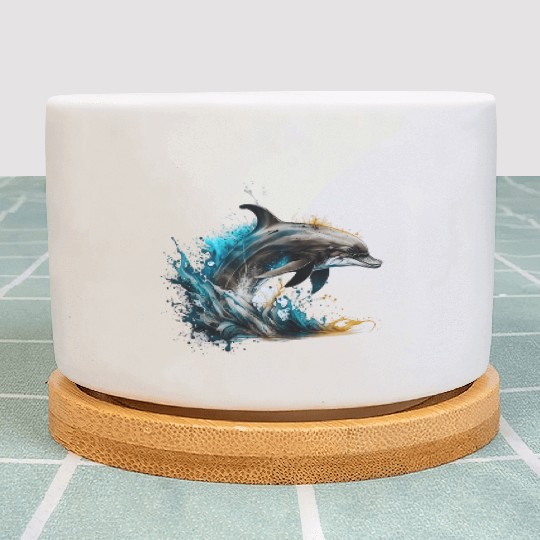 Dolphin Plant Pots