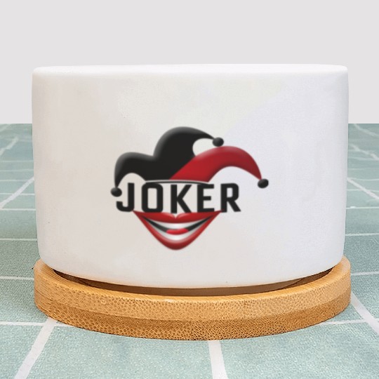 Joker in Red and Black Plant Pots