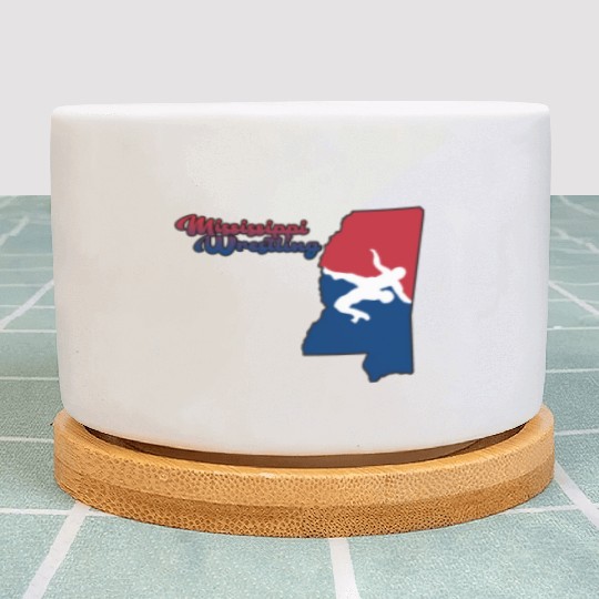 Mississippi Wrestling Plant Pots