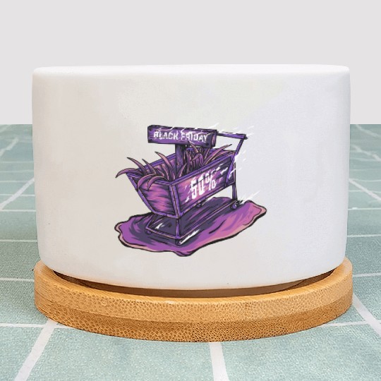 Trolley Black Friday Plant Pots