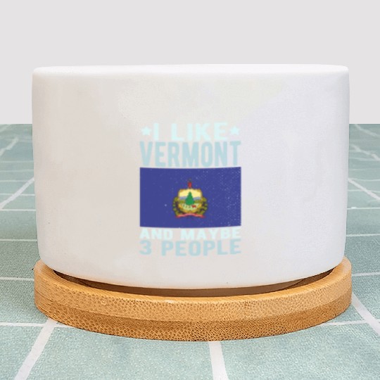 Vermont Flag US State Plant Pots