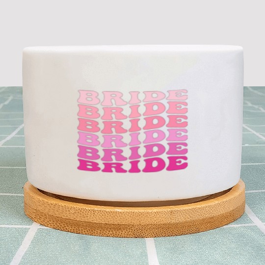 BRIDE,Bachelorette Party Plant Pots,Girls Trip