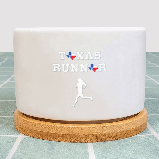Texas Running Novelty I Love Texas Plant Pots