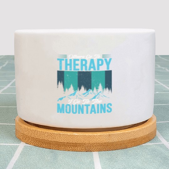 Mountain love Therapy Mountains Wanderlust Plant Pots