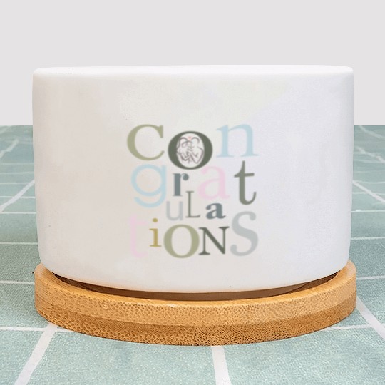 congratulations newborn baby Plant Pots