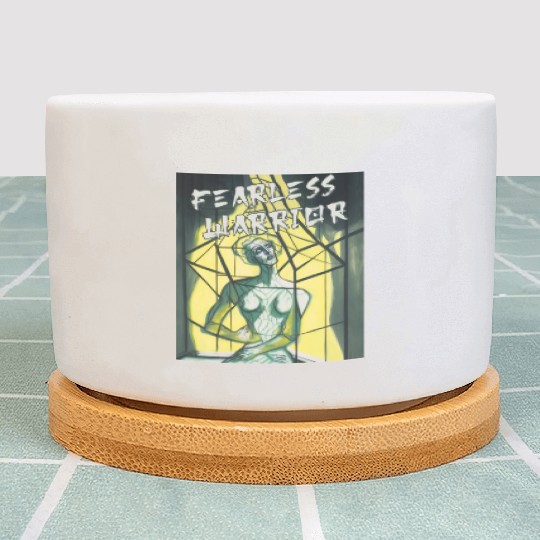 Fearless Warrior Conquering Atychiphobia Plant Pots