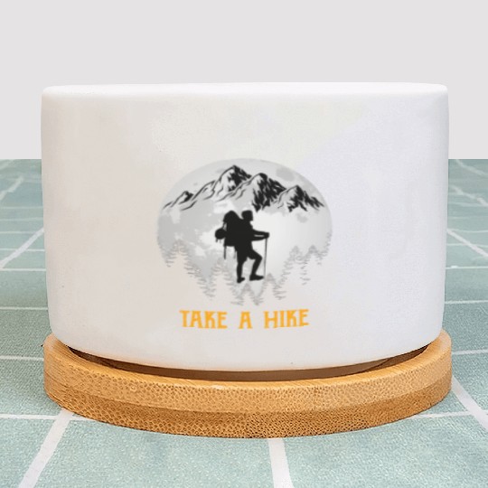 Take a Hike Wanderlust Hiking Plant Pots