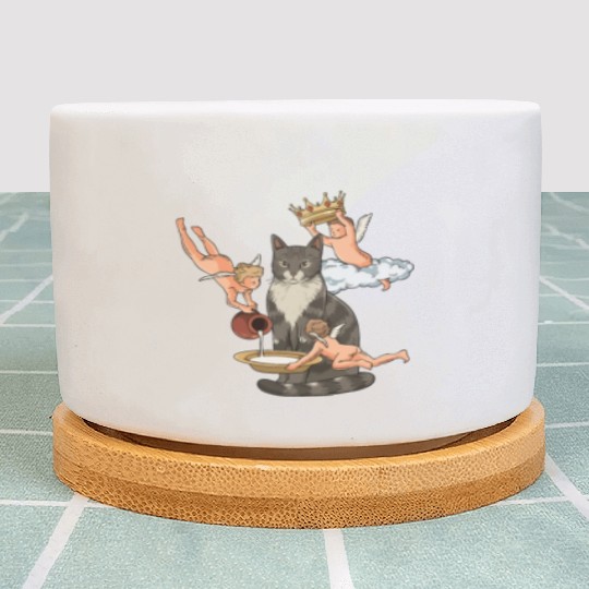 Cat Lover Cat Graphic Cat Mom Plant Pots