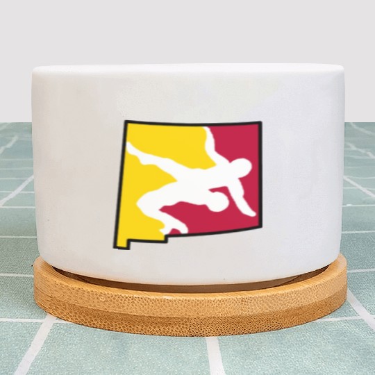 New Mexico Wrestling Plant Pots