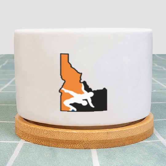 Idaho Wrestling (State Colors) Plant Pots